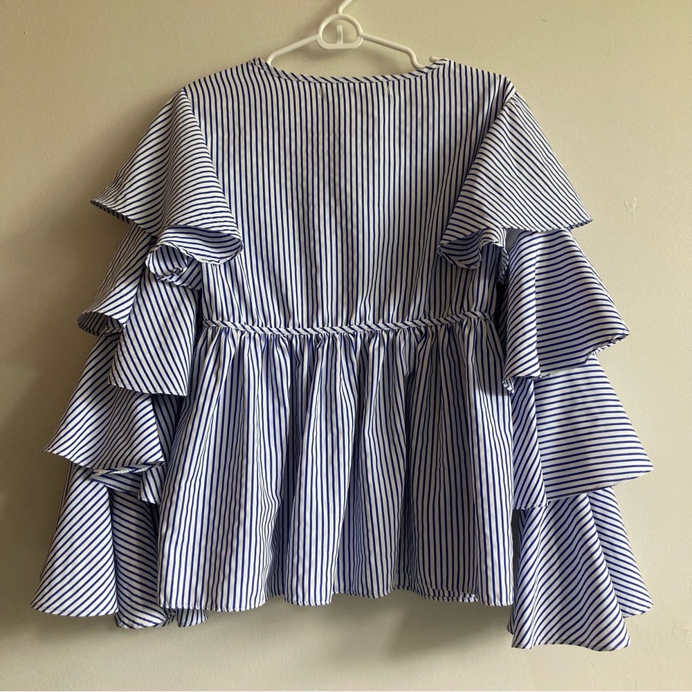 HAUTE ROGUE ruffled blouse - Picture 2 of 13